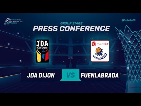 JDA Dijon v Montakit Fuenlabrada - Press Conference - Basketball Champions League 2018-19