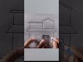 Easy Beautiful House Drawing Pencil Drawing Shorts