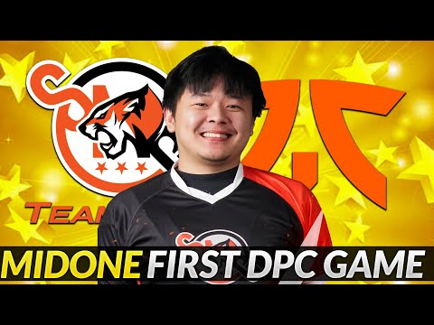 MidOne first DPC game Road to TI - SMG vs FNATIC