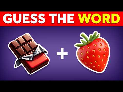 Guess the WORD by Emojis? 🤯 | Tricky Emoji Quiz Game | Monkey Quiz