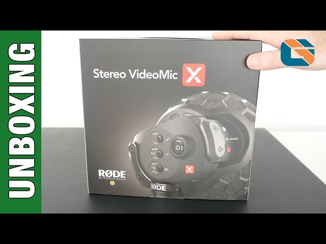 Video Teaser für Rode Stereo VideoMic X Microphone Unboxing & First Impressions in 4K