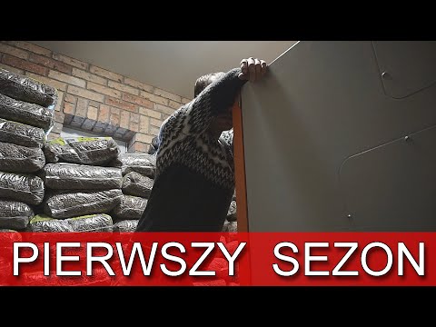 Dom 230m2 spalam TYLKO 10kg pelletu na dobę. Ile popiołu z tony pelletu? Czyszczenie #DomZa100 #189