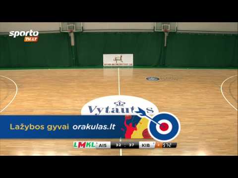 SportoTv.lt: LMKL: "Aistės-LSU" - "Kibirkštis Viči"