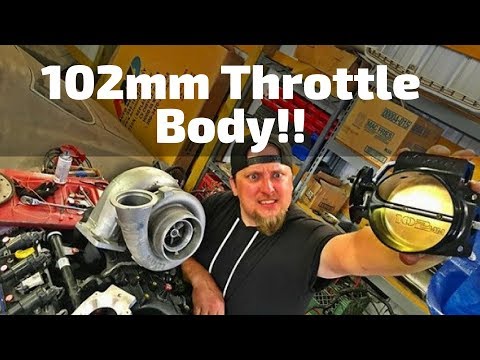 LS S10 102mm Throttle Body install!