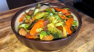Gardein Porkless Bites Review and Stir Fry Recipe - healthy recipe channel