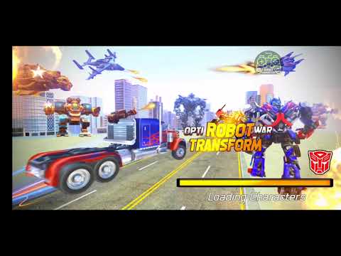 Optimus prime save bumblebee Multi Robot transform : Truck Robot war
