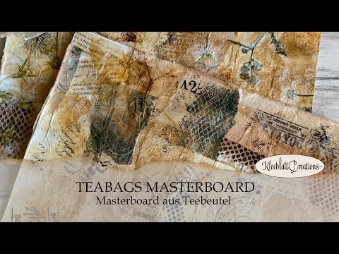 Teabags Masterboard - Masterboard aus Teebeutel