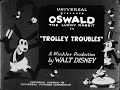 Trolley Troubles Featuring Oswald The Lucky Rabbit 1927 A Walt Disney Comic