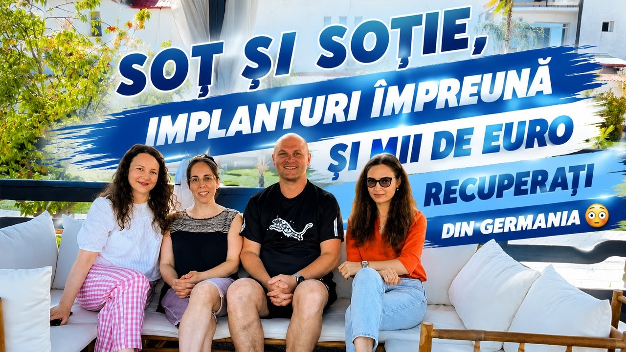 DIN GERMANIA AU VENIT CU ÎMPREUNĂ… AU PLECAT CU ZÂMBETE- Familia Stoica