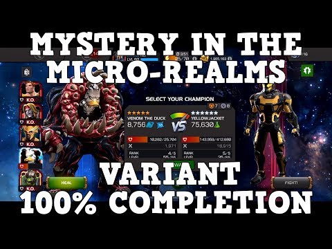 Mystery in The Micro-Realms - Variant 100% Completion - Marvel Contest of Champions