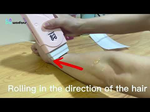waxfans roll on wax kit full usage procedure