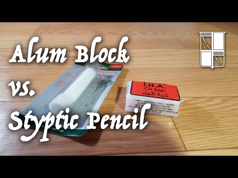 What is the difference between an Alum Block and Styptic Pencil?