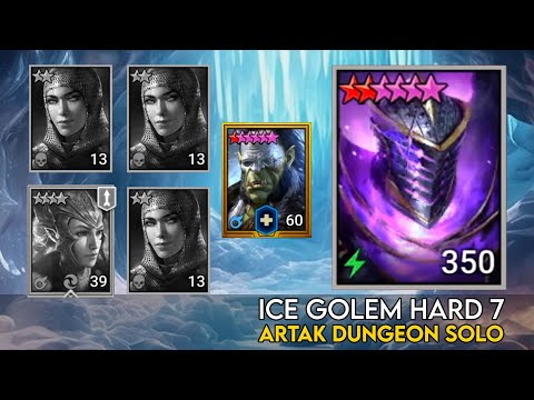 Ice Golem 5 Hard - Artak Dungeon Solo | Raid Shadow Legends Guide