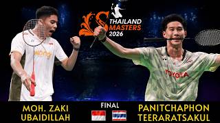 Download lagu Moh. Zaki Ubaidillah vs Panitchaphon Teeraratsakul | Final | Thailand Masters 2026 mp3