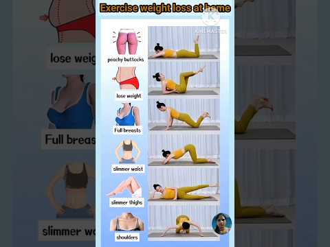 6 Exercise to lose weight at home #sports #exercise #yoga #weightloss #fitnessroutine