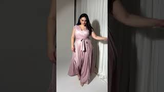 Růžové třpytivé šaty do tanečních či na ples "Amanda"