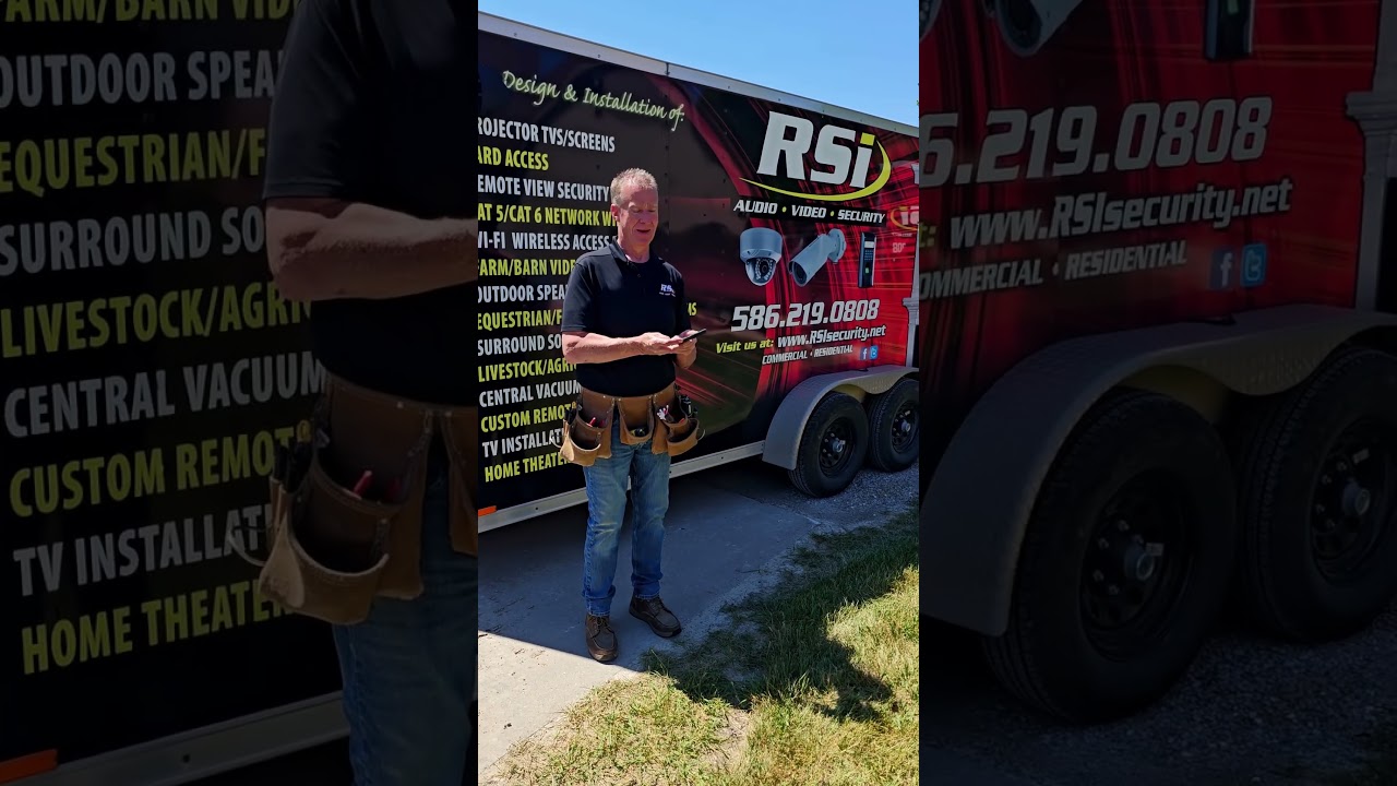 Rock Speaker Installation in Richmond MI by RSI Audio Video Security