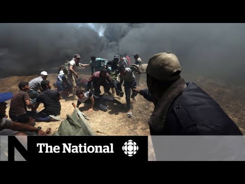 Israeli military shoot and kill Palestinian protesters in Gaza Video