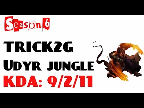 NA Challenger LOL - CLG Trick2G - Udyr jungle (Mar 22, 2016)