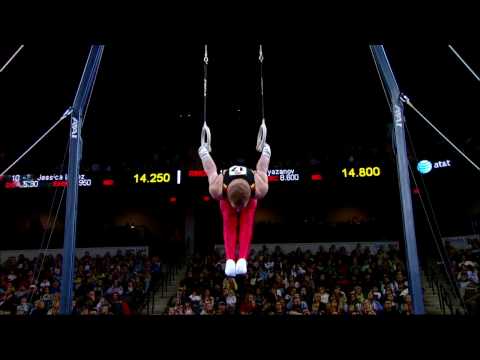 Fabian Hambuechen - Still Rings - 2009 Tyson American Cup -