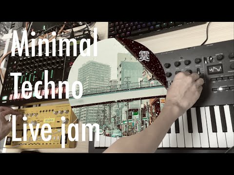 霙 (mizore) - minimal techno dawless live jam minilogue xd & TD-3 & TR-8S