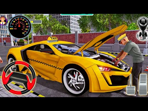 US Prado Car Taxi Cab Simulator 3D - Car Driving in Open World City - Android GamePlay