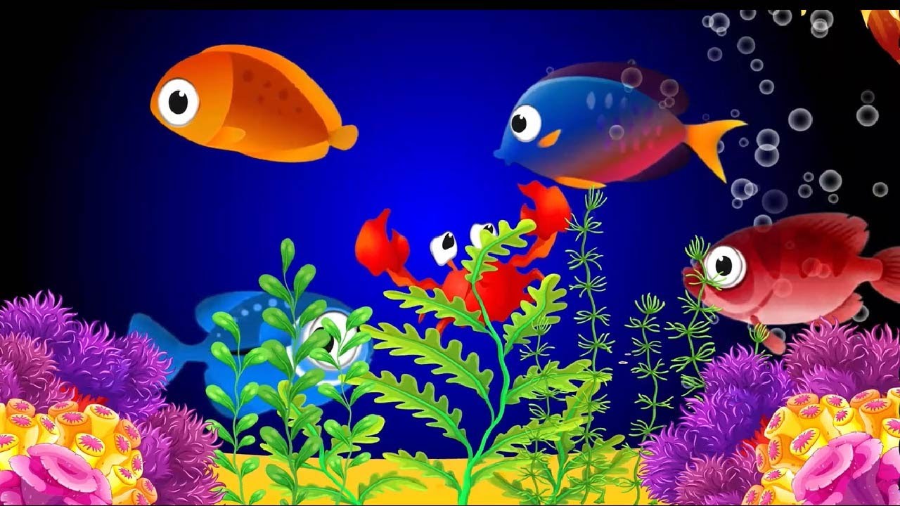 Calming Undersea Animation Baby Lullaby , Soothing fishes🐟Baby Sleep Music #fishlullaby #lullaby #12