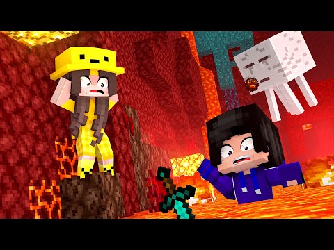 First Time in the Nether and I Found the Piglin's Bastion - Minecraft Big Vanilla