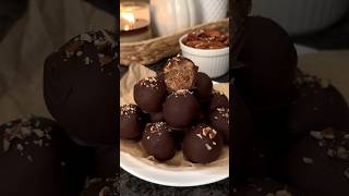 No bake pecan pie truffles (gluten free / low carb / sugar free) 🎄💕