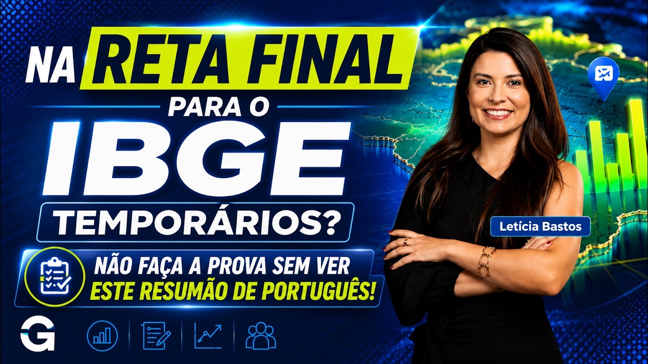 IBGE Temporários | Reta Final: Não Faça a Prova sem Ver Este Resumão de Português!