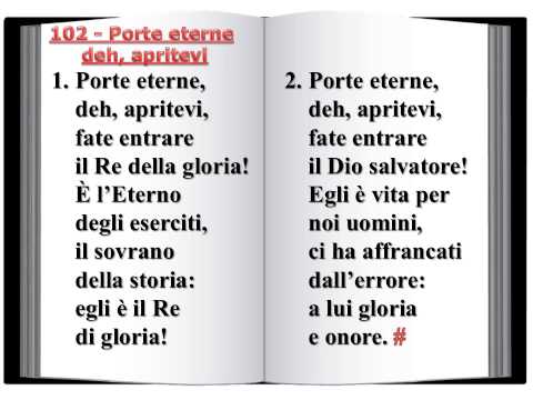 102 - Porte eterne, deh apritevi - Innario Chiesa Cristiana Avventista del Settimo Giorno 2014