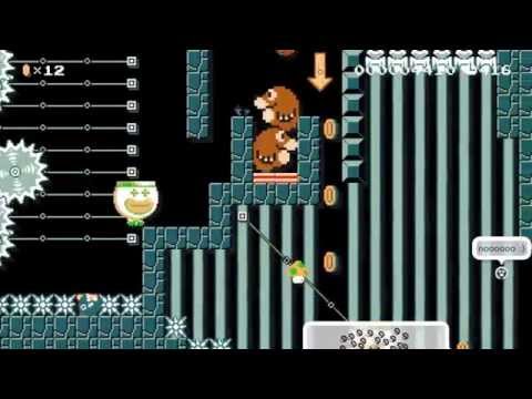 Super Mario Maker - A Mole In The Dark. by Maxoxpower - No Commentary 1AB