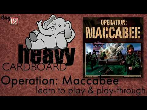 Operation: Maccabee 4p Play-through, Teaching, & Roundtable discussion by Heavy Cardboard