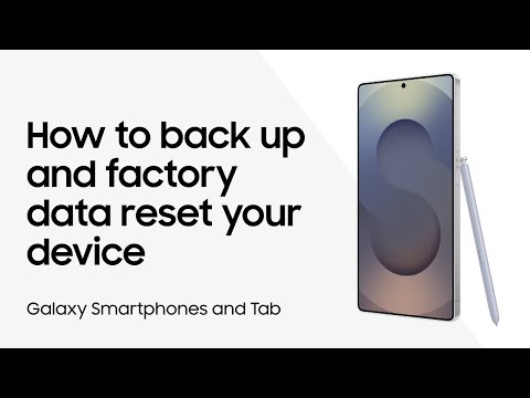 Perform a backup and factory reset to delete all data on your Galaxy device | Samsung US