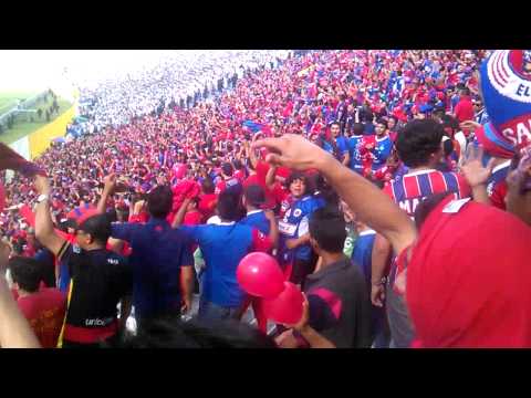 "Turba roja vamos, vamos tigrillos!!!" Barra: Turba Roja &bull; Club: Deportivo FAS