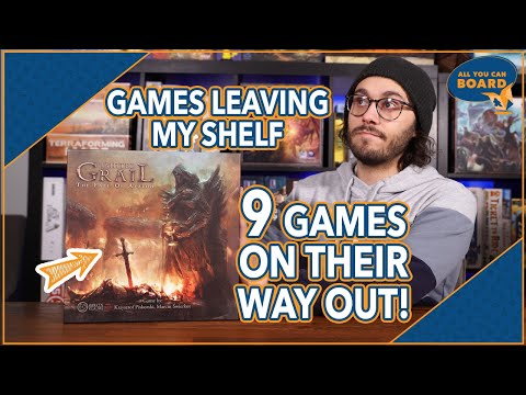 9 Games Leaving My Shelf | January 2022 | Tainted Grail, Mountains of Madness (& MORE)