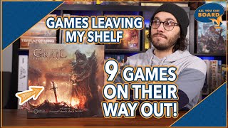 9 Games Leaving My Shelf | January 2022 | Tainted Grail, Mountains of Madness (& MORE)