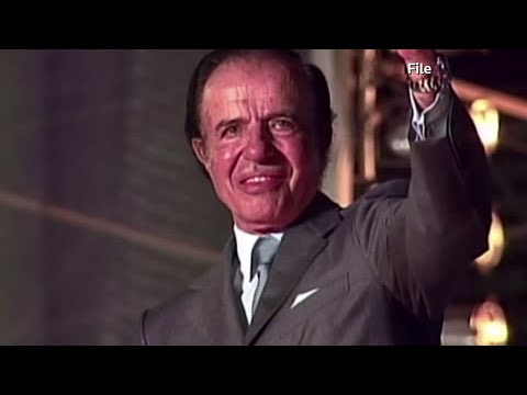 Flamboyant former Argentine leader Menem dies at age 90