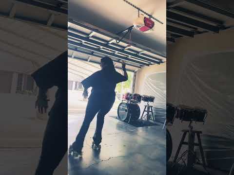 Getting comfortable with dancing on wheels 🛼