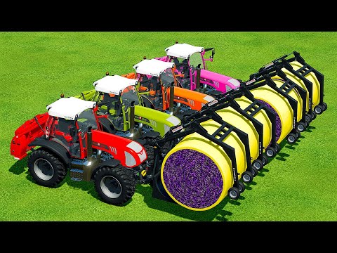 HARVESTING AND LOAD LAVENDER WITH RIGI TRAC TRACTORS - Farming Simulator 22