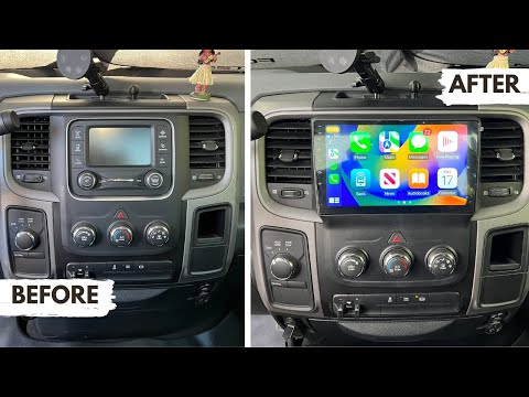 11.5''Car Radio for Dodge Ram Pickup 1500 2500 3500 Stereo 2006-2008 with Wireless CarPlay & Android Auto/Android 13 /5G WiFi/TouchScreen/FM/AM/4GB RAM + 64GB ROM video review thumbnail