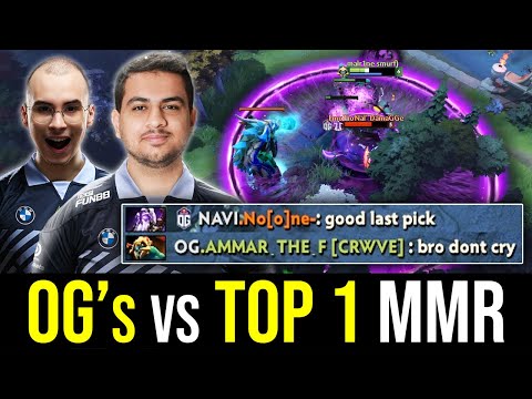 AMMAR & YURAGI vs. TOP 1 MMR EU - "Bro Don't Cry" DOTA 2