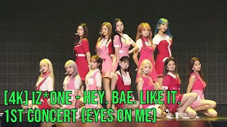 [ 4K LIVE ] IZ*ONE - Opening + Hey. Bae. Like it. (Sunflower) - (200807 1st Concert Eyes On Me)