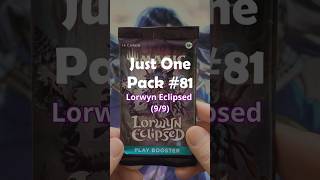 Just One Pack No.81 - (9/9) Lorwyn Eclipsed Play Booster #mtg #mtgbooster
