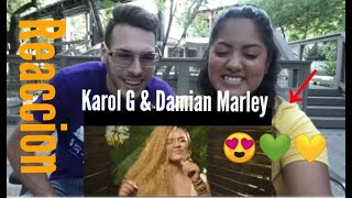 Love with a Quality - Karol G &amp; Damian &quot;Jr Gong&quot; Marley || Reaccion