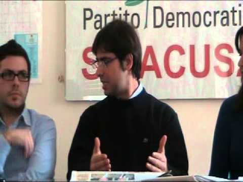 ALESSIO LO GIUDICE IN CONFERENZA STAMPA CON I GIOVANI DEMOCRATICI