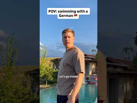 Why are they like this? #german #pool #funny #pov #comedy