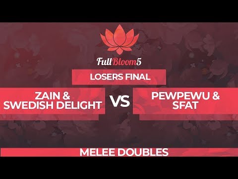 Zain/Swedish Delight vs PewPewU/SFAT - Melee Doubles Top 16: Losers Final - Full Bloom 5