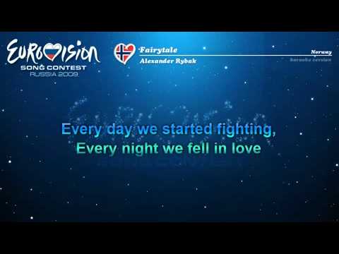 Karaoke  Norway   Alexander Rybak  quot Fairytale quot