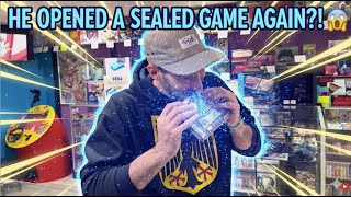 He Opened a SEALED Game Boy Advance Game in Our Store Again 😱